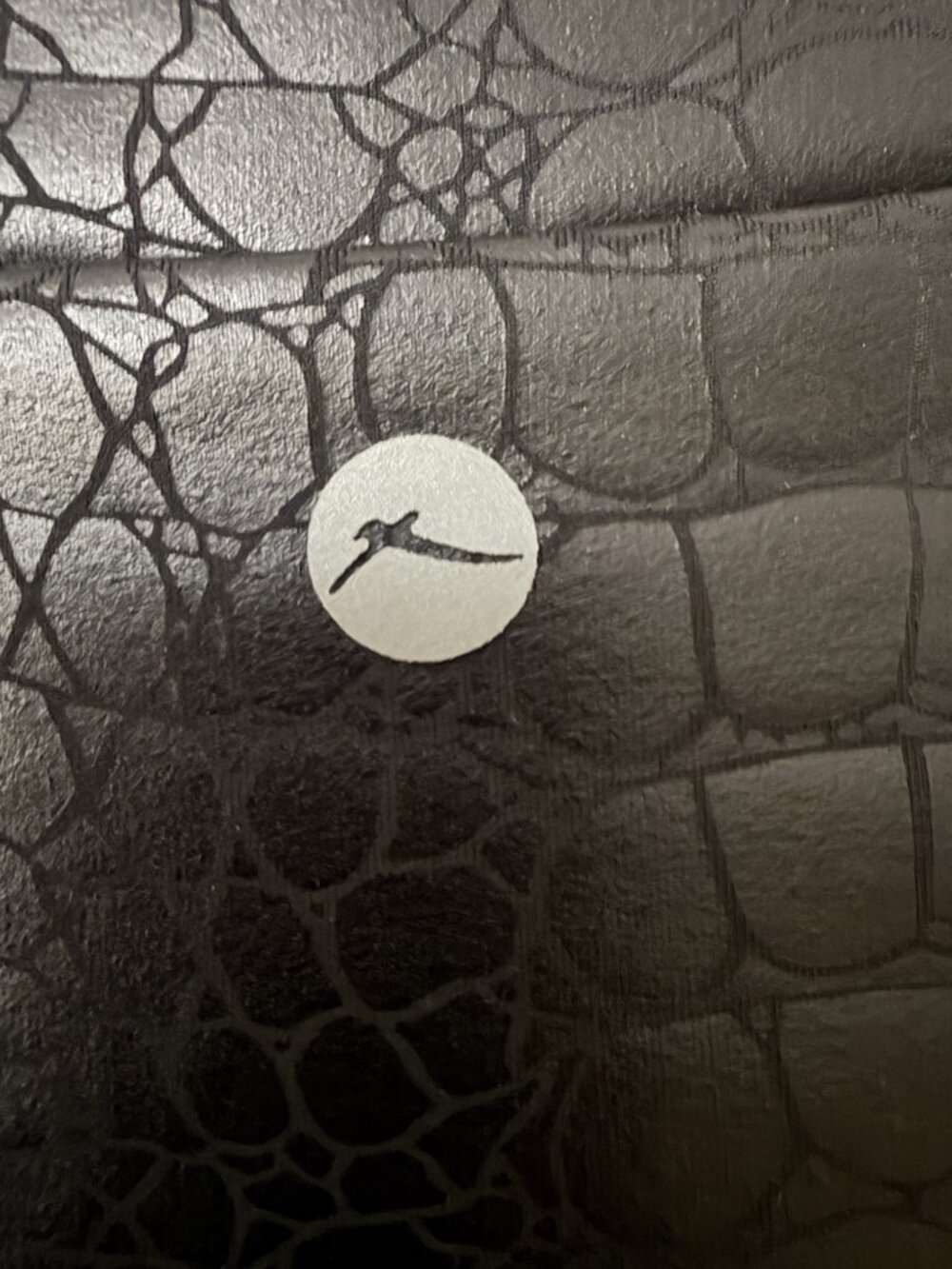 X by Gottex Line Jacket in a black crocodile pattern - Picture 8 of 12